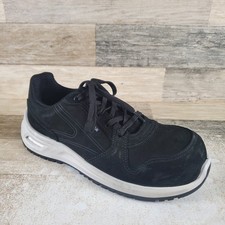 Voran Sportsafe Energy 610N Mens Work Shoes Sz 7.5 Black Composite Toe Lace Up picture