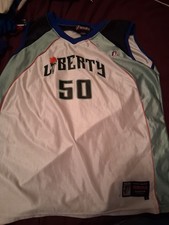 Original Signed New York Liberty Rebecca Lobo Jersey (Large) picture