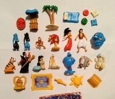 DISNEY ALADDIN FIGURINES TOYS BIG SET NESTLE - RARE COLLECTIBLES MINIATURES picture