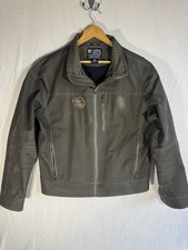 KÜHL Men's XL Gray Olive Full-Zip Utility Jacket Embroidered Logo picture