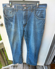 Bulwark FR Flame Resistant Men’s Blue Denim Cotton Blend Work Pants 36x34 picture