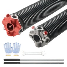 Garage Door Torsion Springs Pair of 0.25 x 2 x 30inch with Winding Bars picture