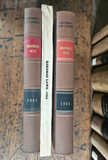 Vintage 1963-65 Bahamas Act Law Books Lot - Nassau Legal Decoration picture