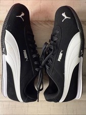 Puma Bella Donna Y2K Low Profile Black White Streetwear Sneakers Size 8.5 EUC picture