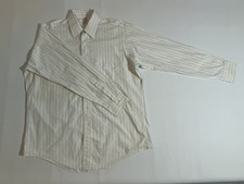 VTG Brooks Brothers Makers Striped Dress Shirt Men's 16-34 Made in USA White picture