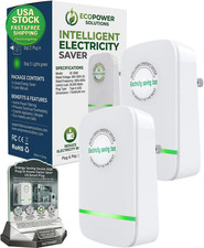 Power Factor Saver Energy Saving Device US Plug 2PCS Voltage Stabilizer Unit picture