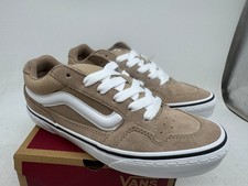 Vans Caldrone Skate Sneakers Women's Deep Taupe Suede Lace Up Casual Shoes - 8 picture