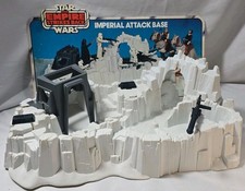 Vintage 1980 Kenner Star Wars Imperial Attack Base Hoth Playset w/ Box Cutout picture