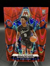 Panini 2023-24 Mosaic City Edition Ausar Thompson RC Red Seismic /299 #290 picture
