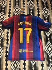 Authentic Nike FC player version Barcelona Gordon #17 Soccer Jersey picture