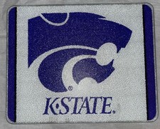 Kansas State Wildcats textured glass cutting board surface 10 inch x 8 inch picture