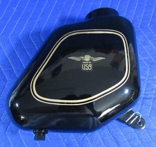 NOS BLACK 75th ANNIVERSARY OIL TANK HARLEY 1978 AMF SPORTSTER XLH 1000 IRONHEAD picture
