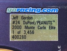 Action 1/24 Jeff Gordon #24 DuPont/Peanuts 2004 Monte Carlo Elite 1/3456 picture