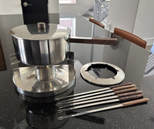 Danish Mid-Century Modern / Fondue Set / Designed by Peter Holmblad for Stelton picture