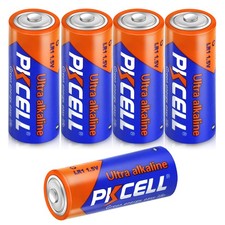 5pcs Size N Batteries MN9100 910A LR1 AM5 1.5V Alkaline PKCELL picture