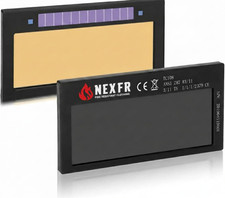 NEXFR Auto Darkening Welding Lens 2x4 X-Series, Adjustable X682 - Gold picture