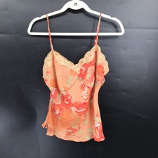 Vintage y2k 2000s retro lace floral fairycore fairy grunge indie tank top M picture