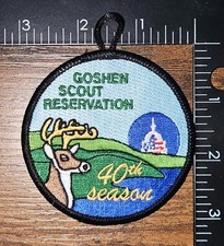 Goshen Scout Reservation 40th Season NCAC Boy Scout Camp Patch picture