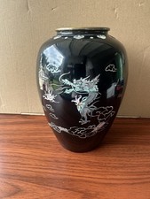 Japanese Mixed Metal  Brass Vase picture