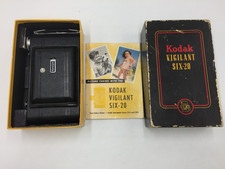 KODAK Vigilant Six-20 Folding Camera No 143 W/ Manual & Original Box,Untested picture