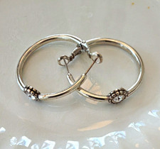 Brighton Silver Earrings with Stone picture