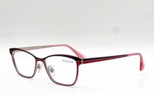 NEW C-ZONE A2214 40 PURPLE/PINK AUTHENTIC EYEGLASSES 49-17 picture