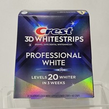 Crest 3D Whitestrips Professional White 20 Levels Whiter 20 Treatments 40ct 2028 picture