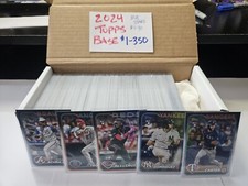 Topps 2024 Series 1 & 2 COMPLETE Base Set Lot #1-700 w/MLB Stars #1-60 picture