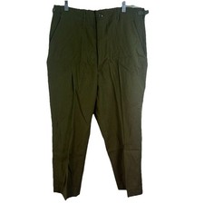 Vtg 1953 Wool M-1951 US Military Field Trouser Pants Mens M Short 34x28.5 Green picture