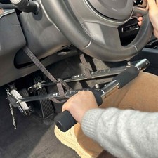 Car Hand Controls Device for Disabled Drivers, Portable Drive Assist, Black/Gray picture