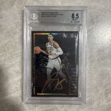 2017-18 NOIR Jayson Tatum RC SPOTLIGHT SIGNATURES /125 ON CARD GOLD AUTO ENCASED picture