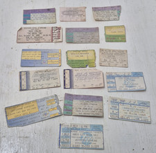 Lot of Vintage Concert Ticket Stubs Used 1980s-1990s Music Rock Metallica/Floyd picture