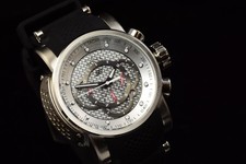 Invicta S1 Rally Chrono Men's SPORTS Watch 48mm Carbon Fiber Dial Black Strap picture