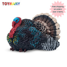 Toymany Mini Turkey Figurine Toy Collectibles Wild Animal picture