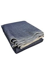 12oz Navy Charcoal Denim Fabric by Yard 68” Wide Heavyweight Cotton picture