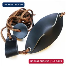 Shepherd Sling Handmade Leather Throwing Old-Fashioned Slingshot Rock Sling Dog picture