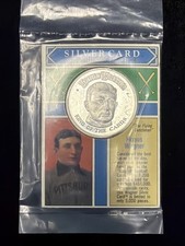 1992 1oz .999 Silver Coin, Honus Wagner, 1 Of 5000 Issued, HOF 1936 picture