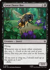 Great Fierce Bee 73 The Hobbit Foil Near Mint picture