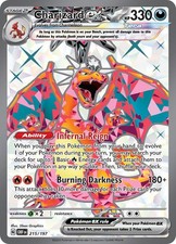 Charizard ex Holo Ultra Rare SV03: Obsidian Flames 215/197 LP picture