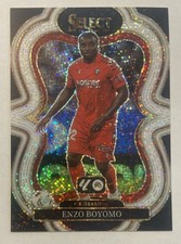 2025-26 Panini Select White Sparkle Prizm SSP Enzo Boyomo picture