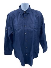 Woolrich Elite Series CCW Men’s Long Sleeve Navy Blue Operator Shirt Sz M 44912 picture