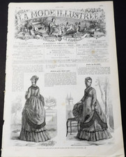 La Mode Illustree - Eleventh Year, 1870, No.42, French Fashion Magazine. picture
