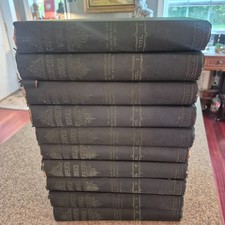 ANTIQUE James Fenimore Cooper 1892 Cooper's Works Book Set 1-10 Complete picture