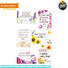 24 Inspirational Christian Greeting Cards of Encouragement with Envelopes and... picture