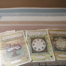 Antique 1917-1919 Needlecraft Magazines Lot 9 Complete Issues Cream of Wheat Ads picture