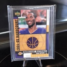 2004-05 UD Kobe Bryant All-Star Hardcourt Materials Los Angeles Lakers NBA Worn picture
