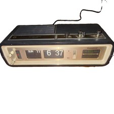 Panasonic RC-6551 Flip Clock Alarm Vintage WORKING-TESTED picture