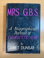 Mrs G. B. S. by Janet Dunbar 1963 Hardcover George G. Harrap & Co. Ltd picture