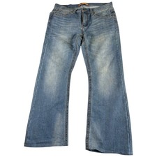 Seven7 Premium Denim Jeans Mens 36x34 Blue Bootcut Faded Heritage Y2K Western picture