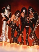 11x14 Kiss 1977 Poster Photo Paul Stanley Gene Simmons Ace Frehley Peter Criss picture